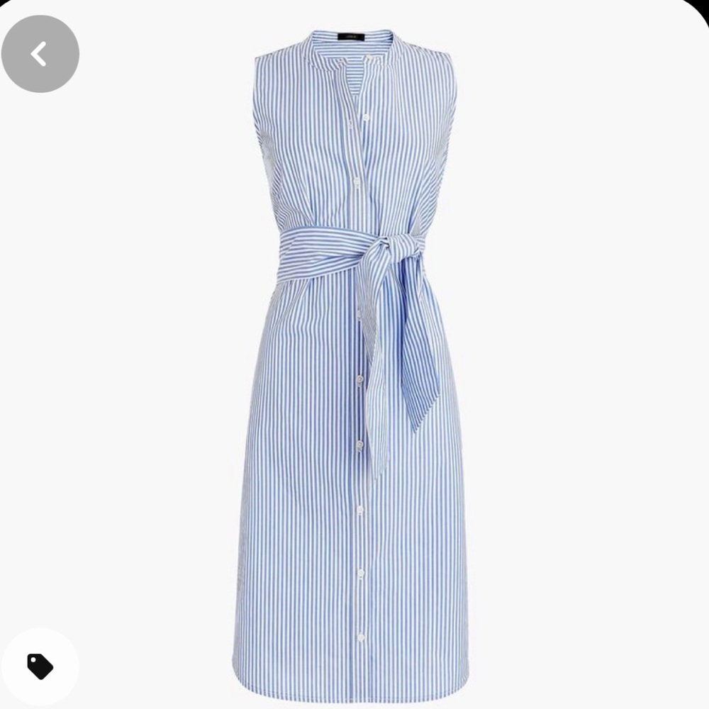 J. Crew Sleeveless shirtdress